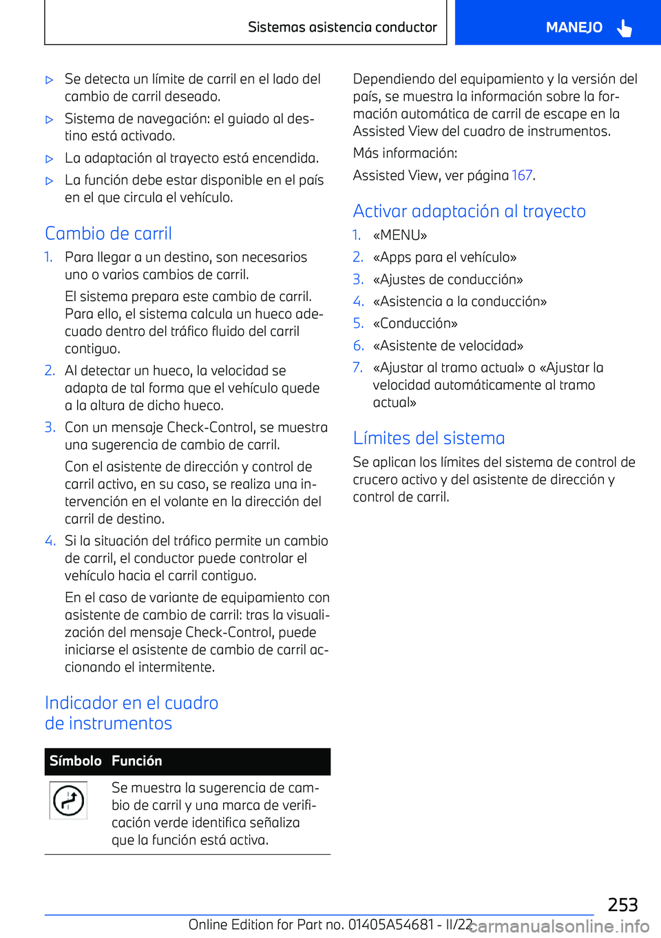 BMW I4 2022  Manuales de Empleo (in Spanish) 