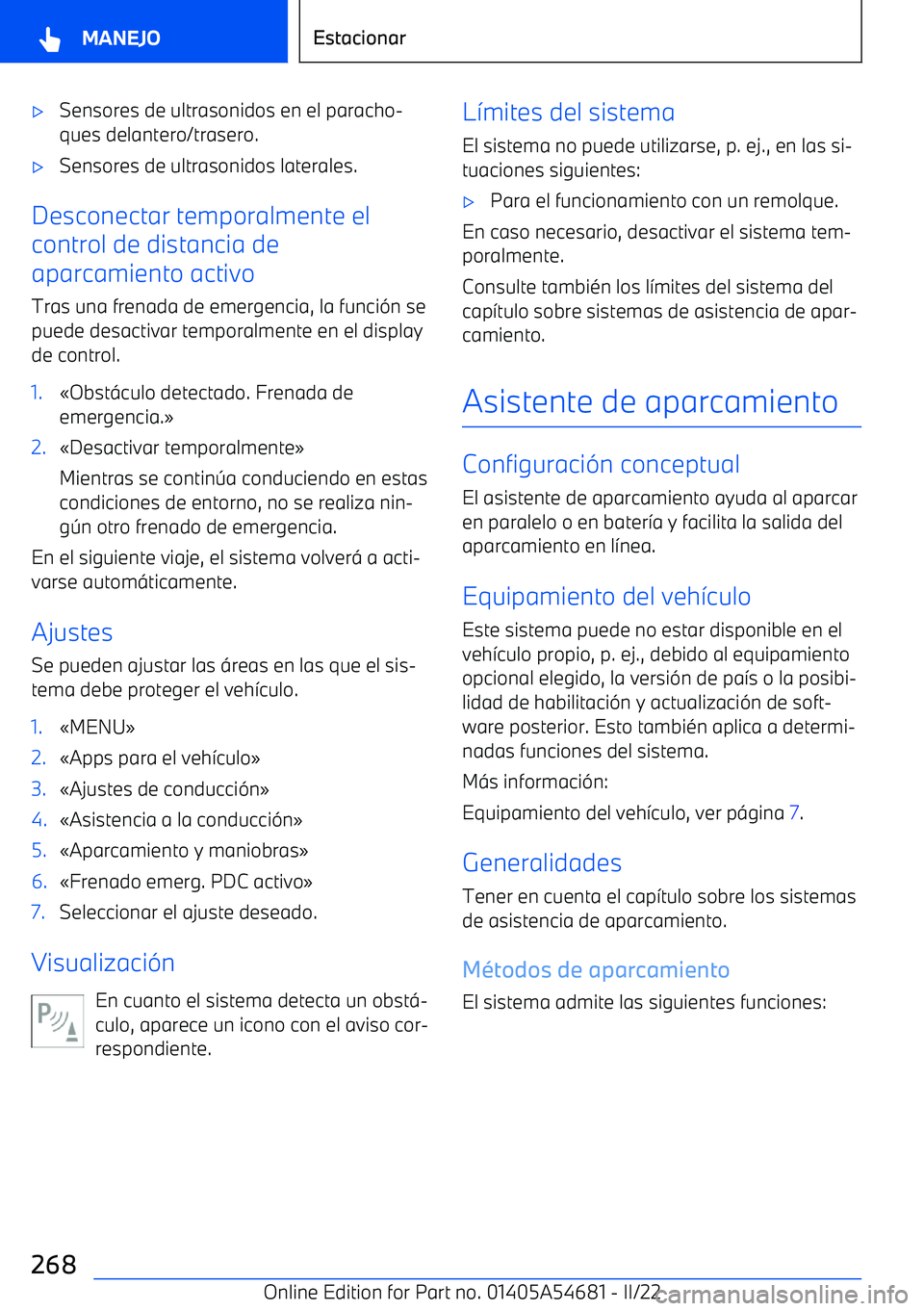 BMW I4 2022  Manuales de Empleo (in Spanish) 