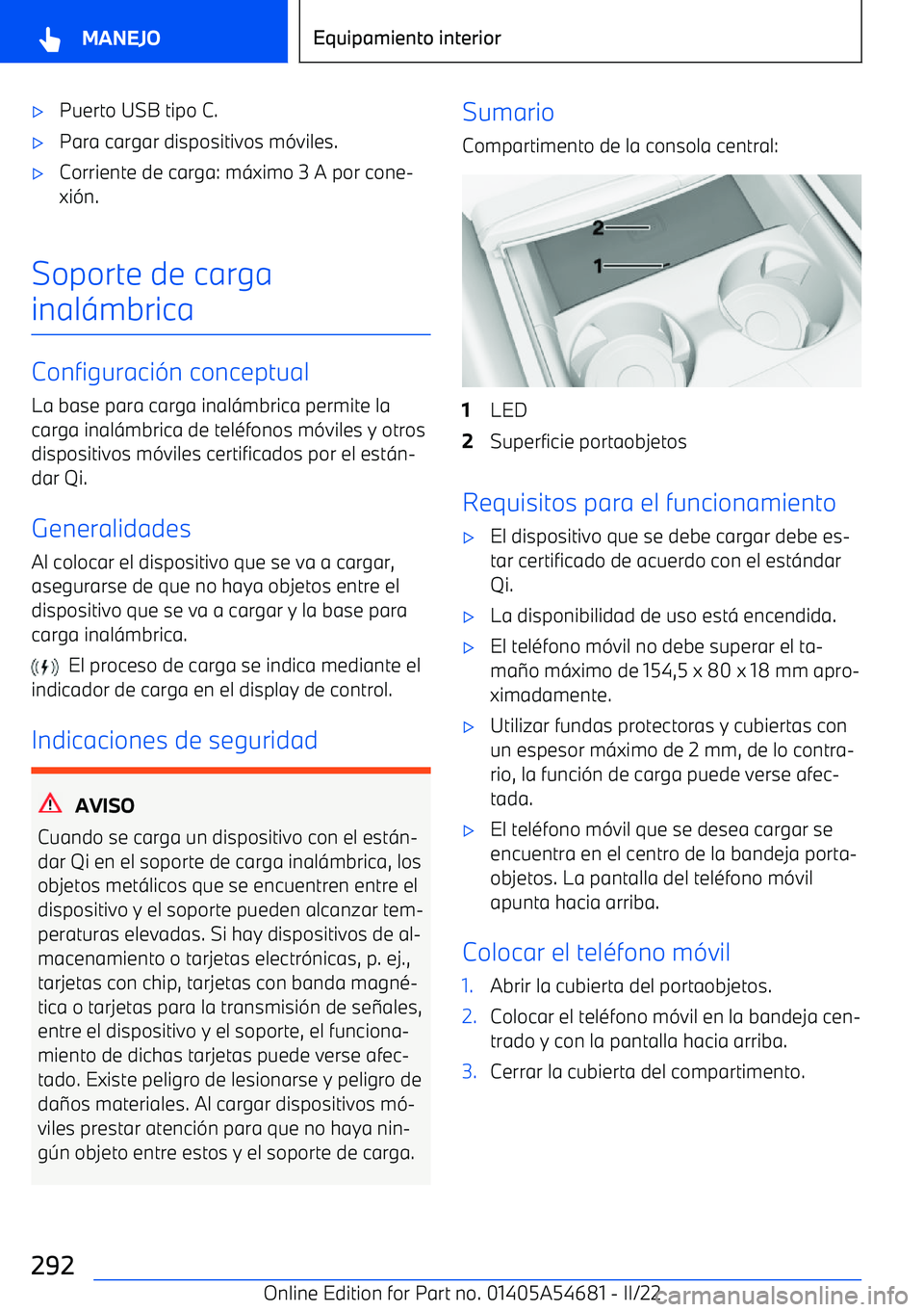 BMW I4 2022  Manuales de Empleo (in Spanish) 