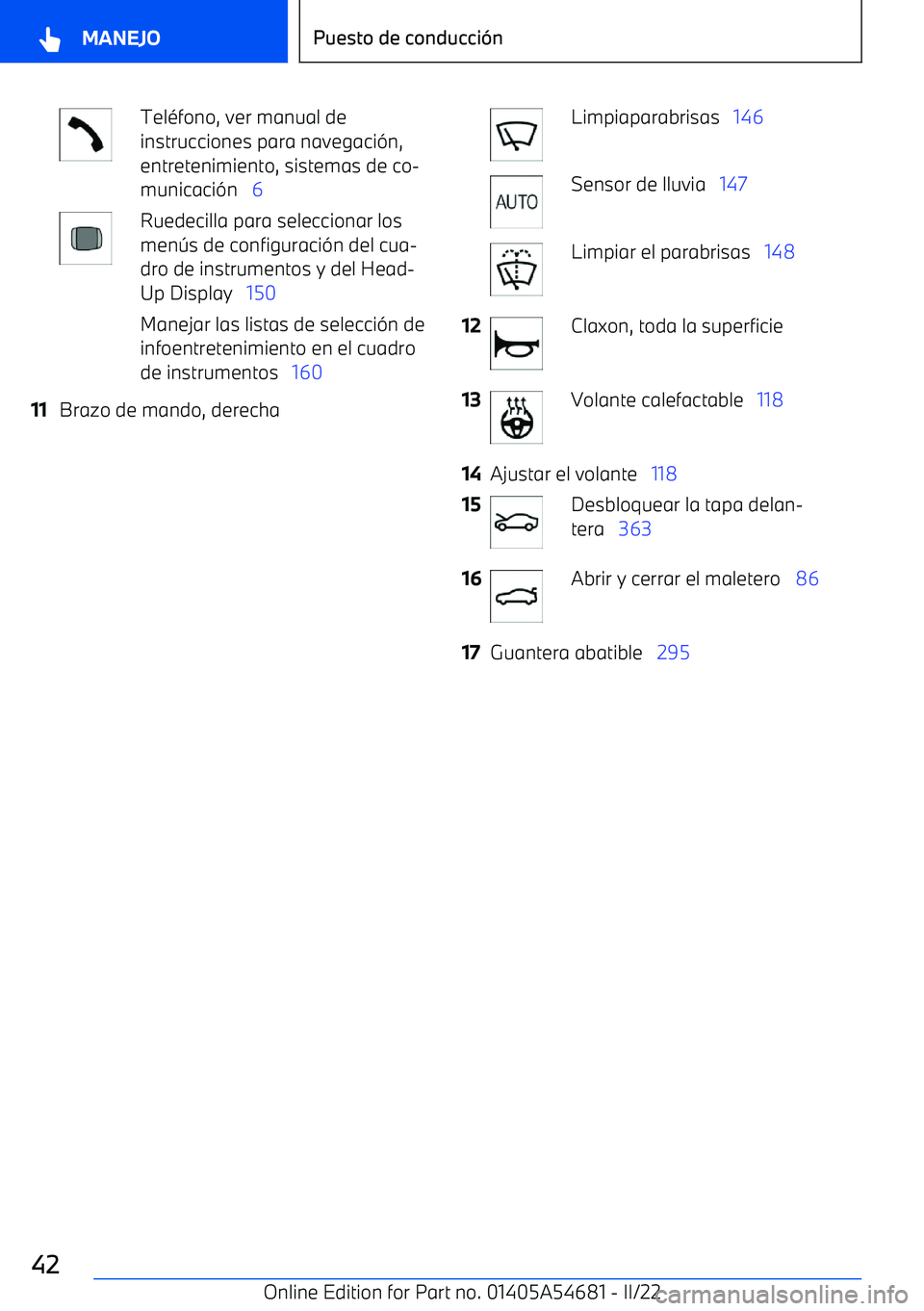 BMW I4 2022  Manuales de Empleo (in Spanish) Tel