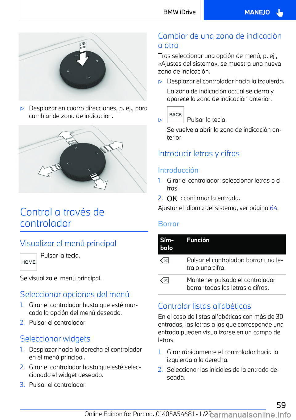 BMW I4 2022  Manuales de Empleo (in Spanish) 