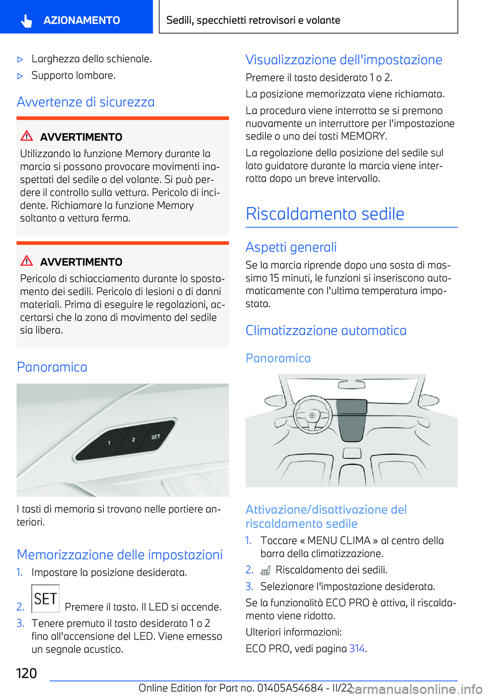 BMW I4 2022  Libretti Di Uso E manutenzione (in Italian) 