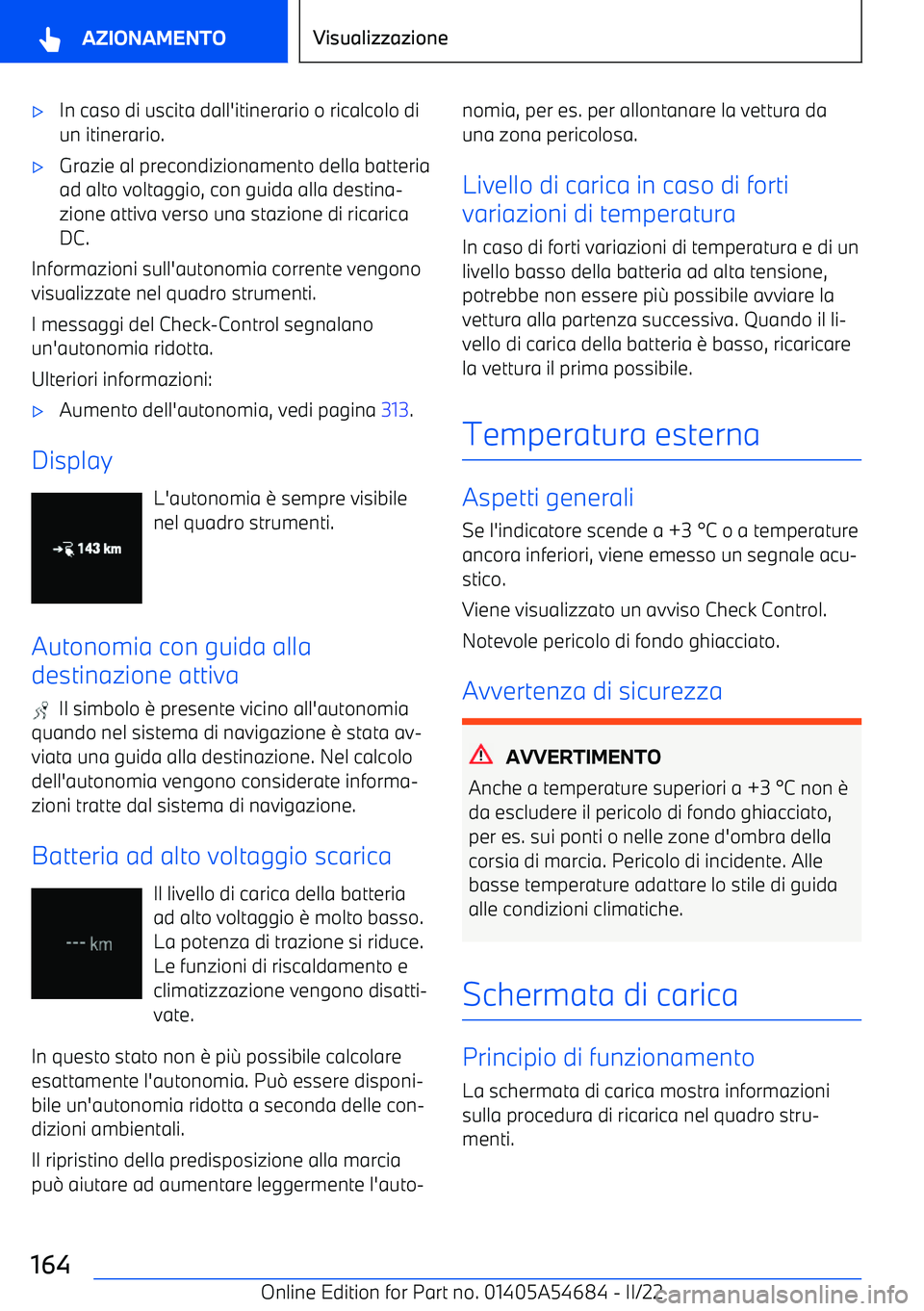 BMW I4 2022  Libretti Di Uso E manutenzione (in Italian) 