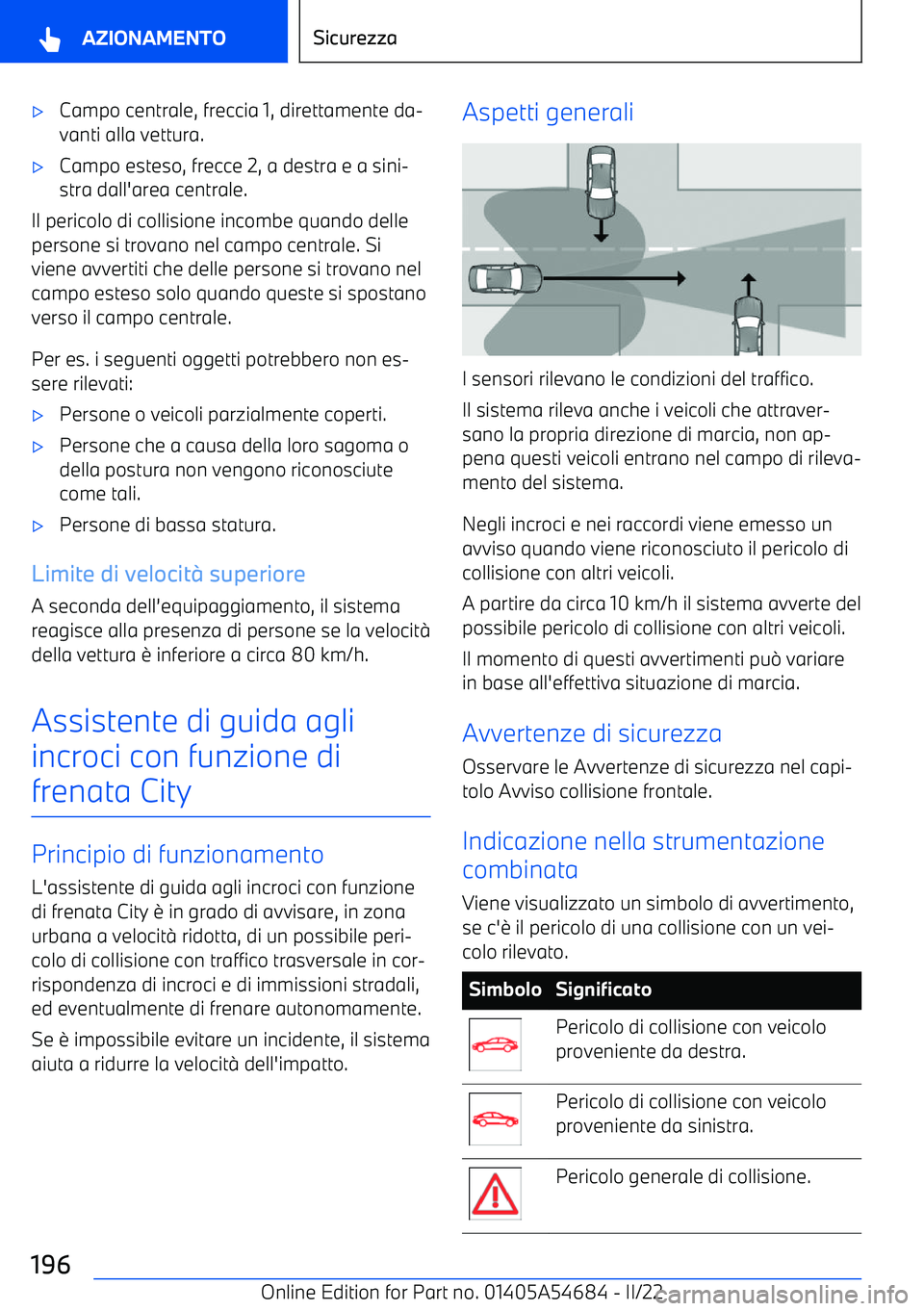 BMW I4 2022  Libretti Di Uso E manutenzione (in Italian) 