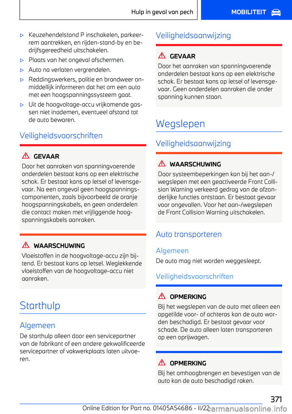 BMW I4 2022  Instructieboekjes (in Dutch) 