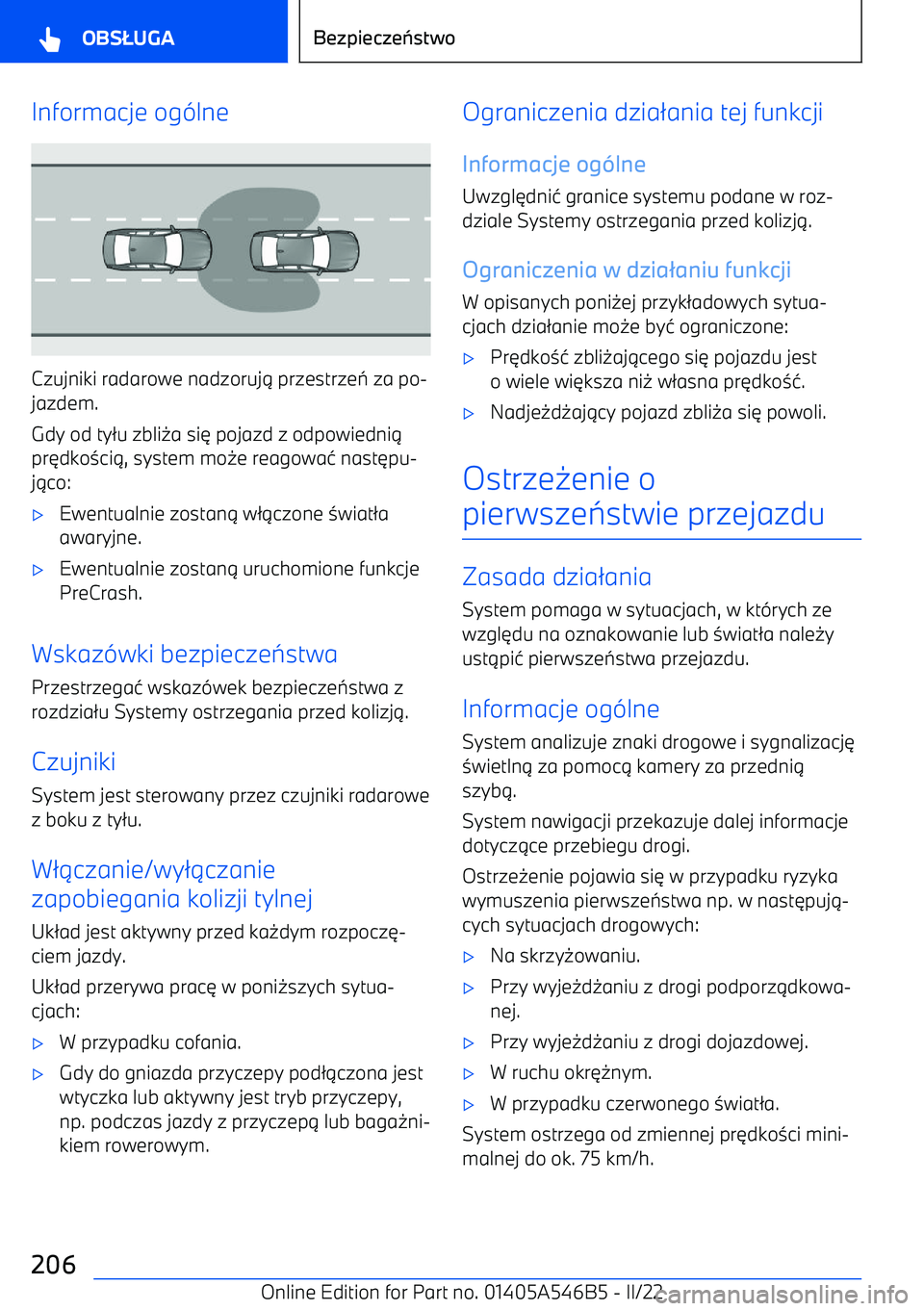 BMW I4 2022  Instrukcja obsługi (in Polish) Informacje og