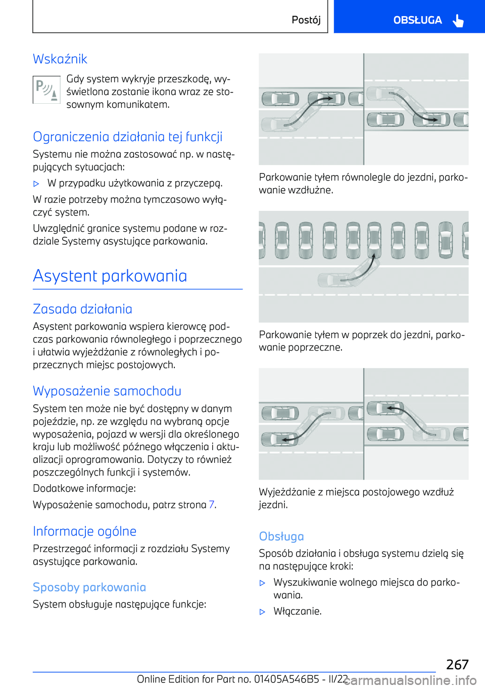 BMW I4 2022  Instrukcja obsługi (in Polish) Wska