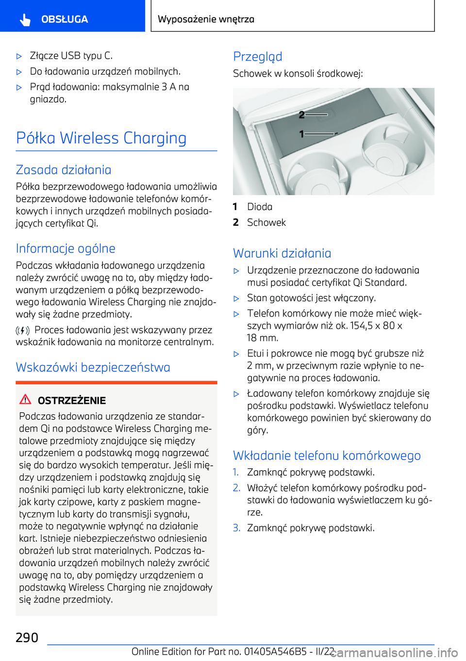 BMW I4 2022  Instrukcja obsługi (in Polish) 