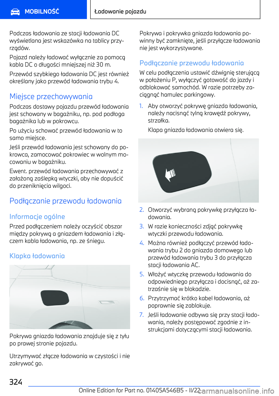 BMW I4 2022  Instrukcja obsługi (in Polish) Podczas 