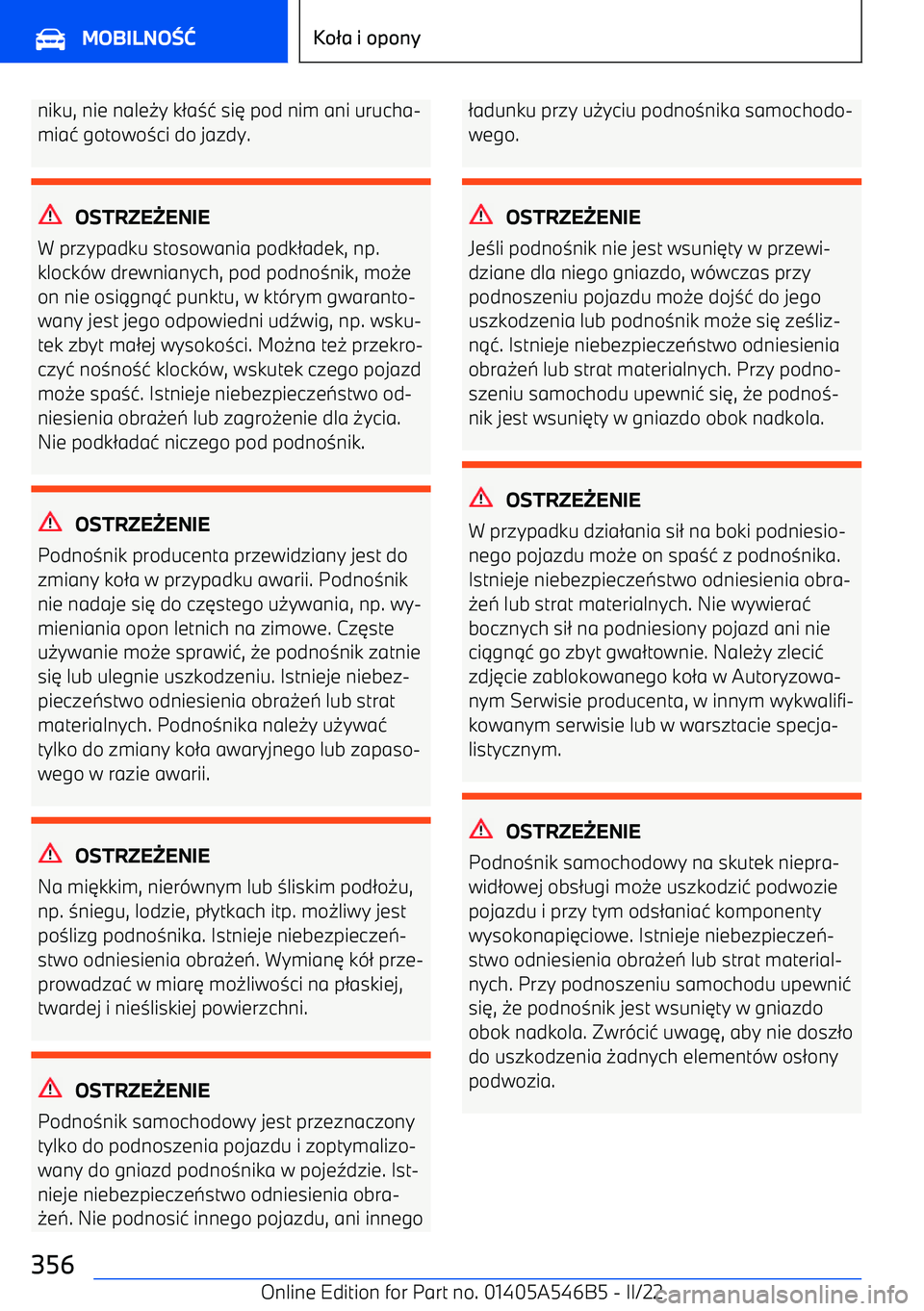 BMW I4 2022  Instrukcja obsługi (in Polish) niku, nie nale