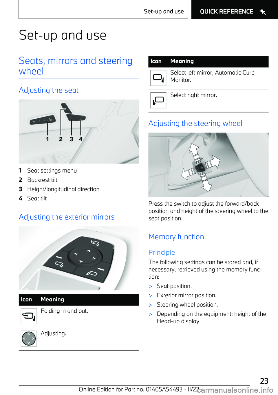 BMW IX 2022  Owners Manual Set