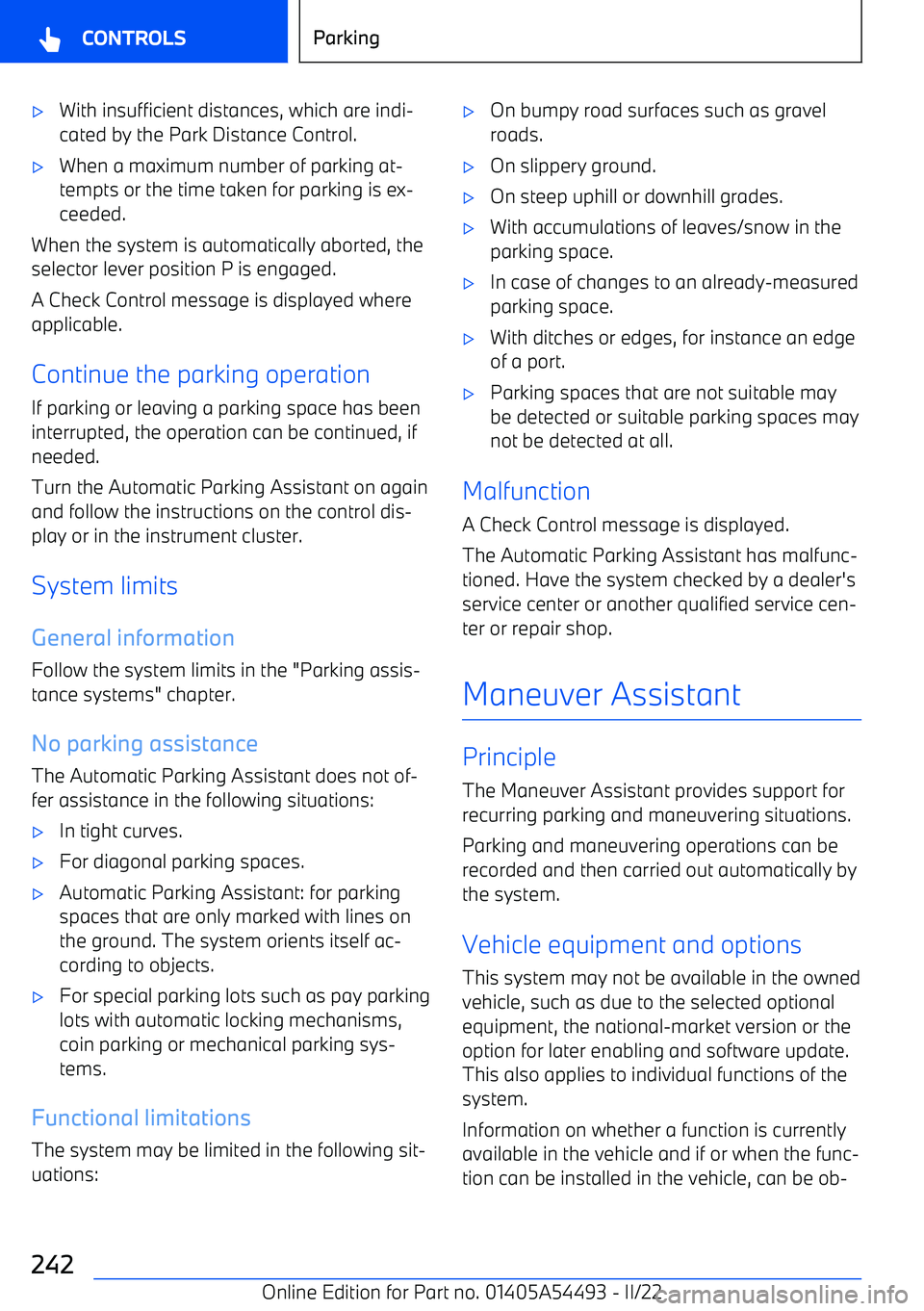 BMW IX 2022  Owners Manual 