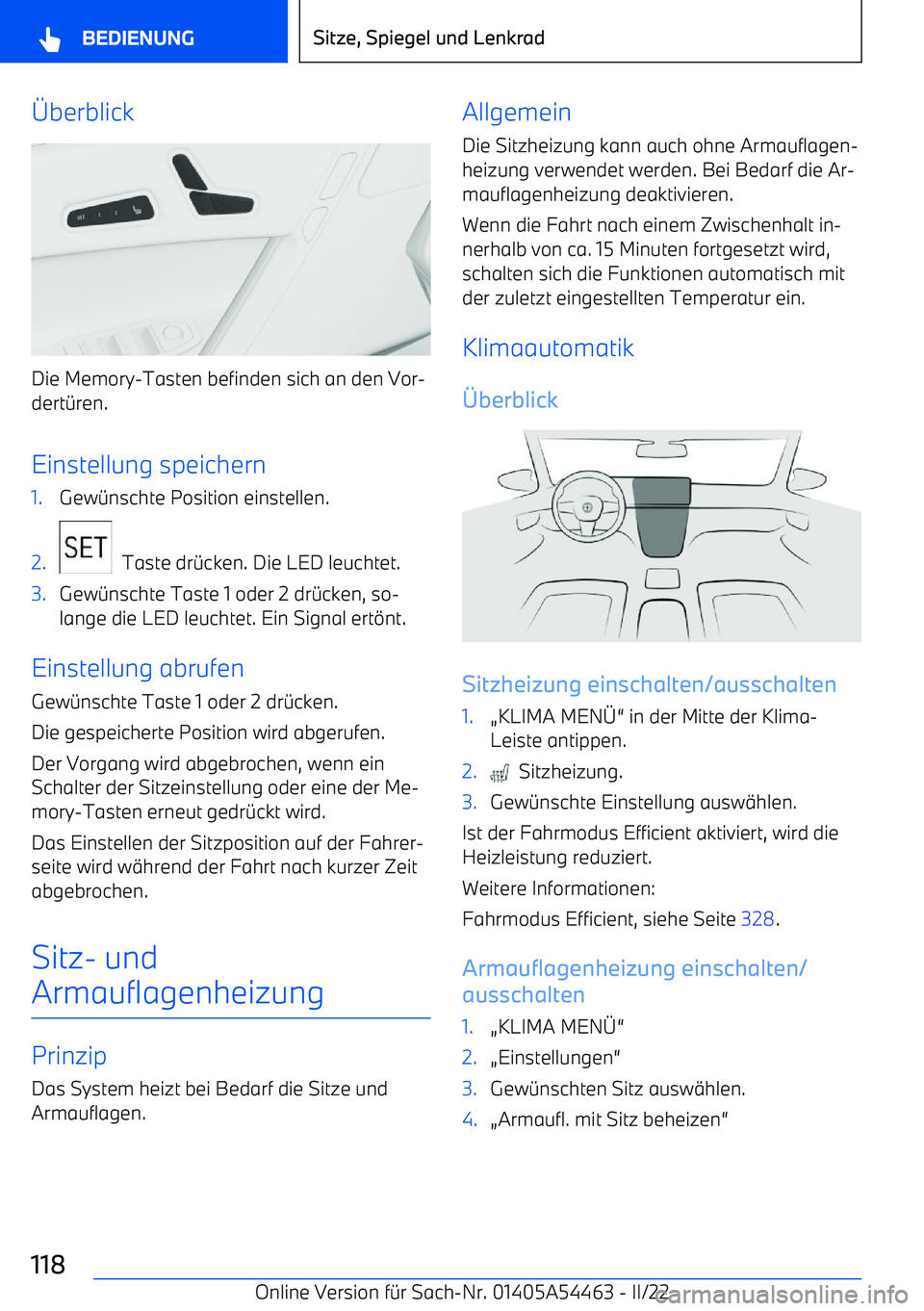 BMW IX 2022  Betriebsanleitungen (in German) 
