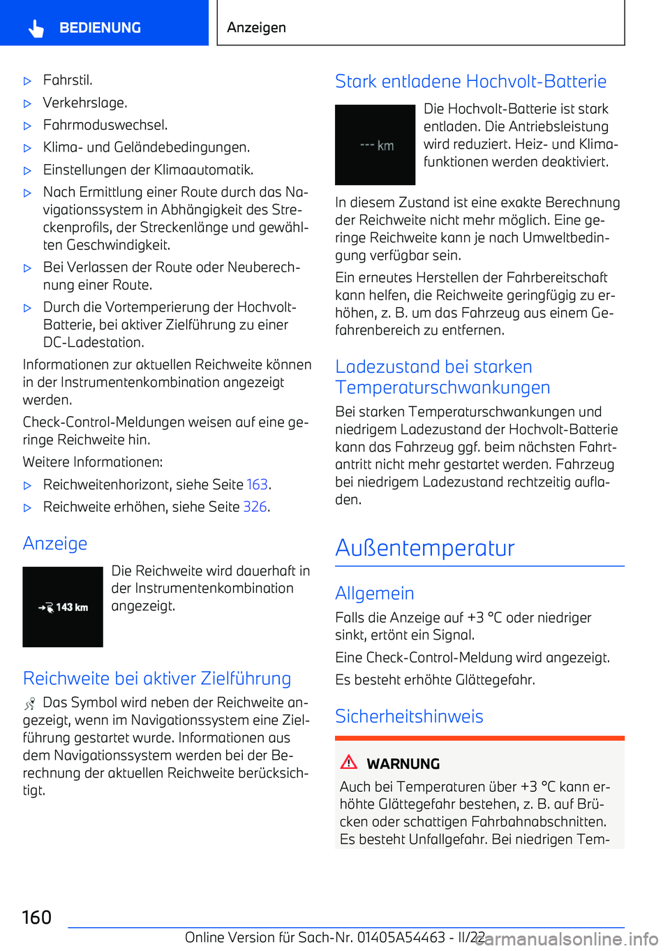 BMW IX 2022  Betriebsanleitungen (in German) 