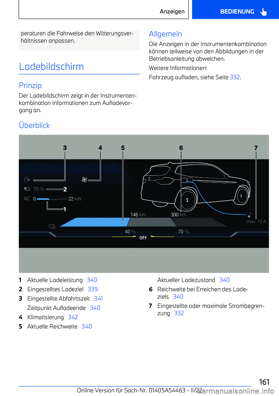 BMW IX 2022  Betriebsanleitungen (in German) peraturen die Fahrweise den Witterungsver