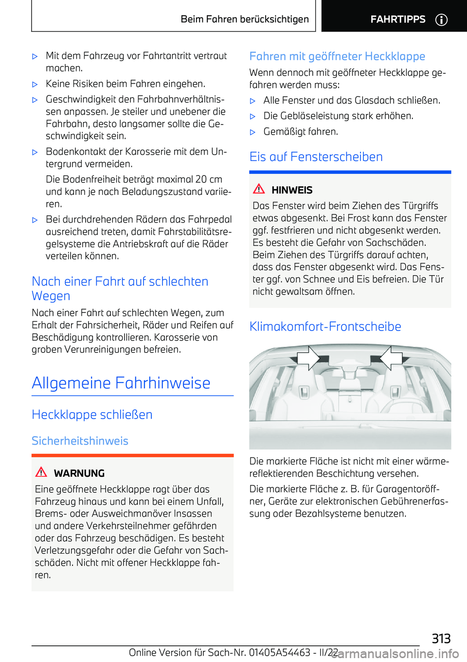 BMW IX 2022  Betriebsanleitungen (in German) 