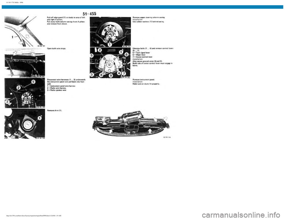 BMW E30 1982  Repair Manual 
01 50 9 770 560De - 0996
 
http://ee1394.com/bmw/docs/factory/repair/en/repair/htm/0996.htm11/24/06 1:19 AM 