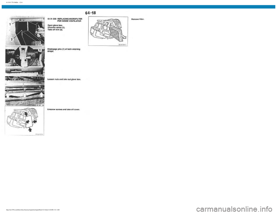 BMW E30 1982  Repair Manual 
01 50 9 770 560De - 1214
 
http://ee1394.com/bmw/docs/factory/repair/en/repair/htm/1214.htm11/24/06 3:41 AM 
