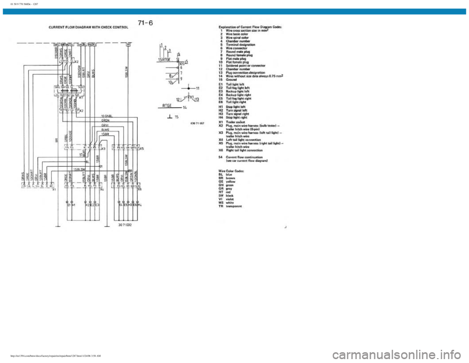 BMW E30 1982  Repair Manual 
01 50 9 770 560De - 1287
 
http://ee1394.com/bmw/docs/factory/repair/en/repair/htm/1287.htm11/24/06 3:58 AM 
