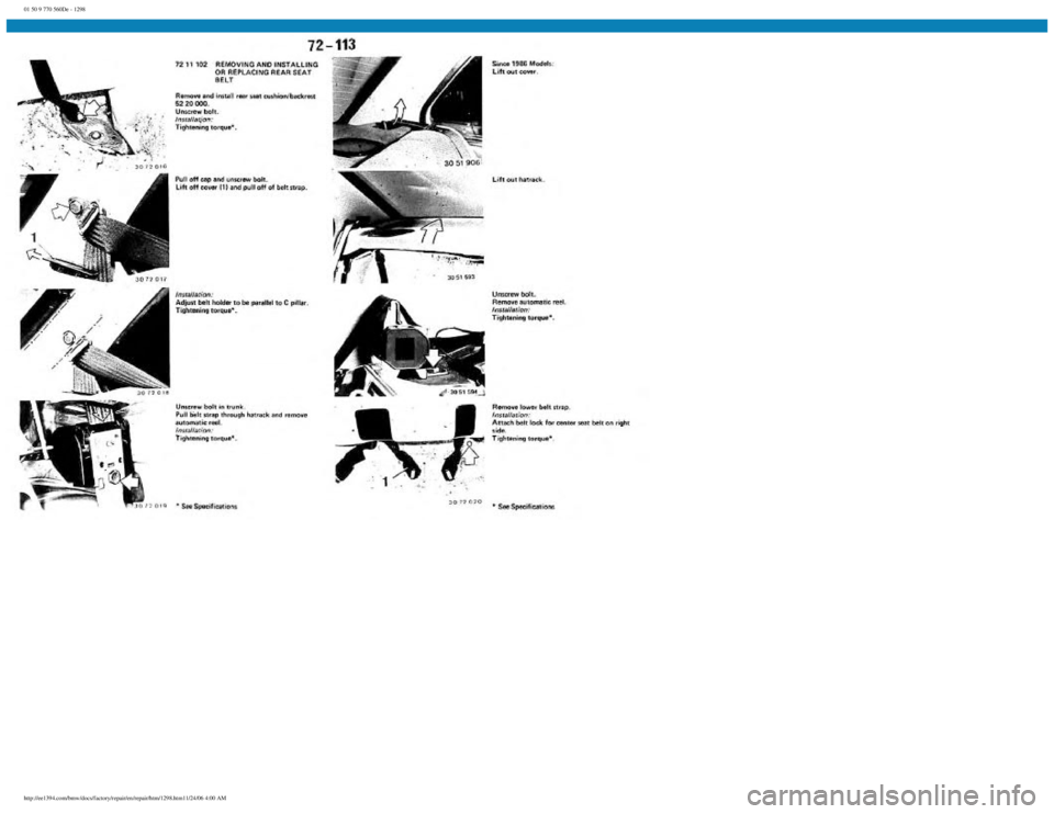BMW E30 1982  Repair Manual 
01 50 9 770 560De - 1298
 
http://ee1394.com/bmw/docs/factory/repair/en/repair/htm/1298.htm11/24/06 4:00 AM 