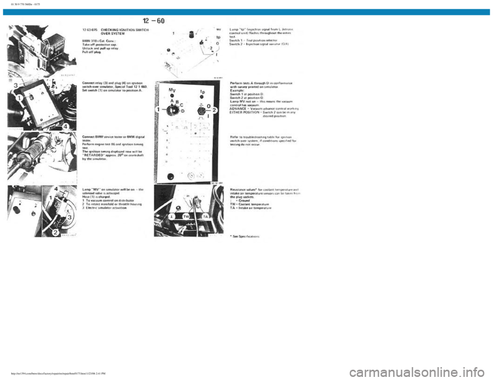 BMW E30 1982  Repair Manual 
01 50 9 770 560De - 0175
 
http://ee1394.com/bmw/docs/factory/repair/en/repair/htm/0175.htm11/23/06 2:41 PM 