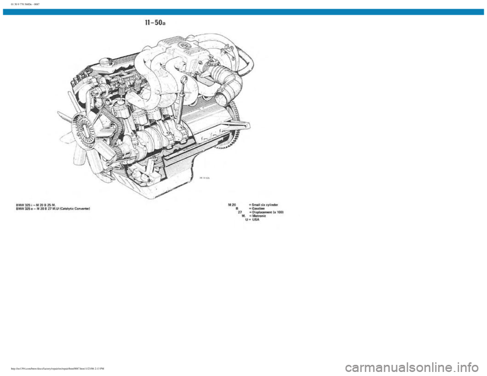 BMW E30 1982  Repair Manual 
01 50 9 770 560De - 0087
 
http://ee1394.com/bmw/docs/factory/repair/en/repair/htm/0087.htm11/23/06 2:13 PM 