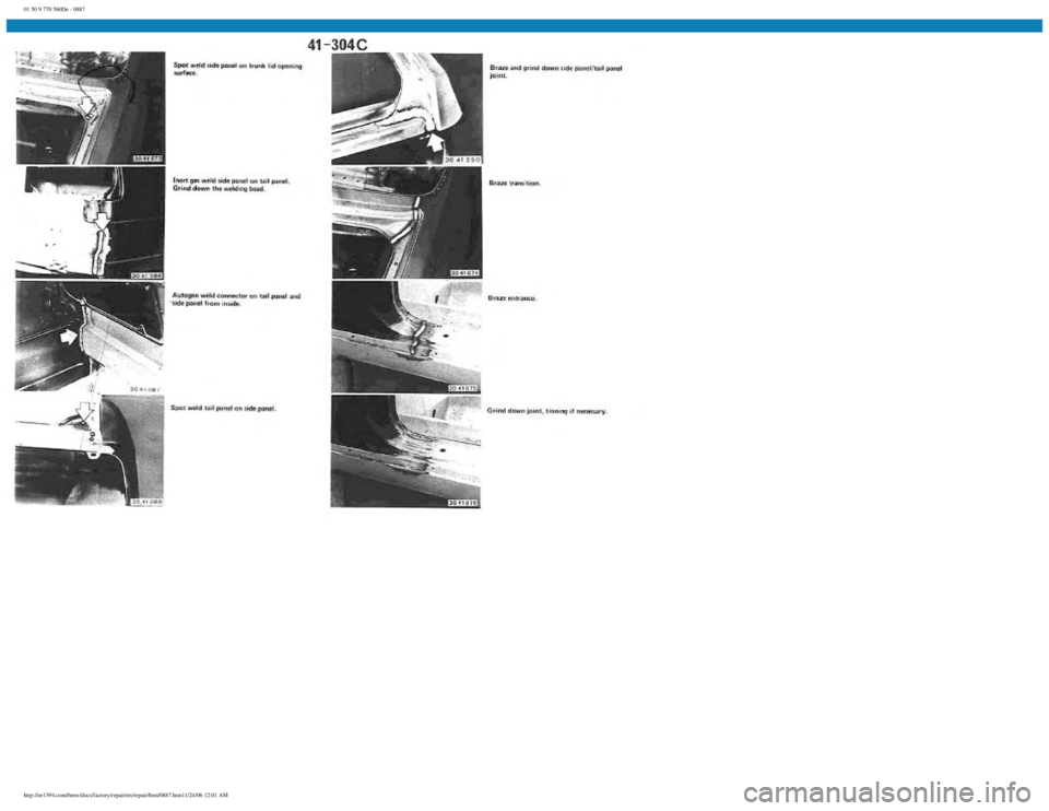 BMW E30 1982  Repair Manual 
01 50 9 770 560De - 0887
 
http://ee1394.com/bmw/docs/factory/repair/en/repair/htm/0887.htm11/24/06 12:01 AM 