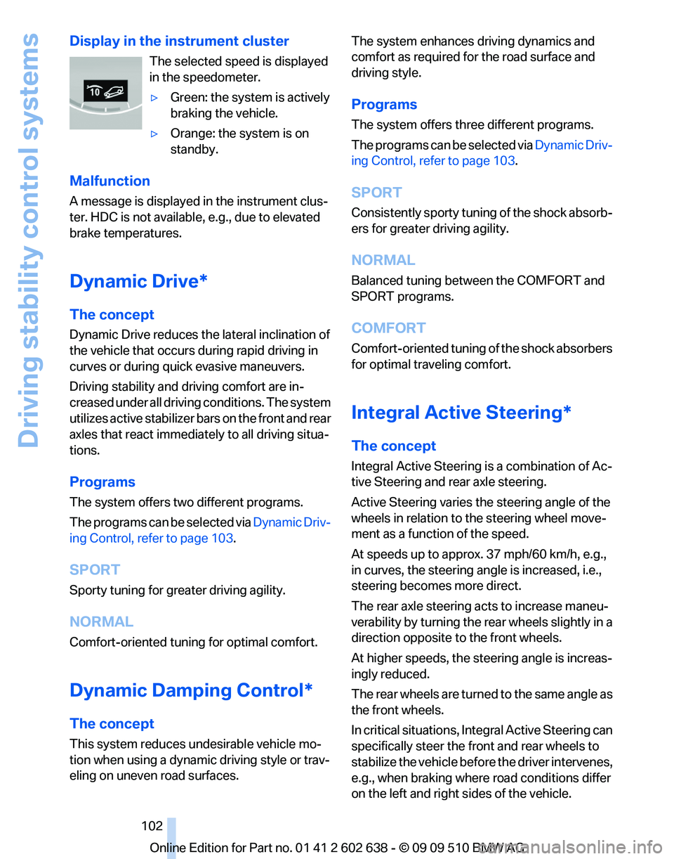 BMW 7 SERIES 2010  Owners Manual 