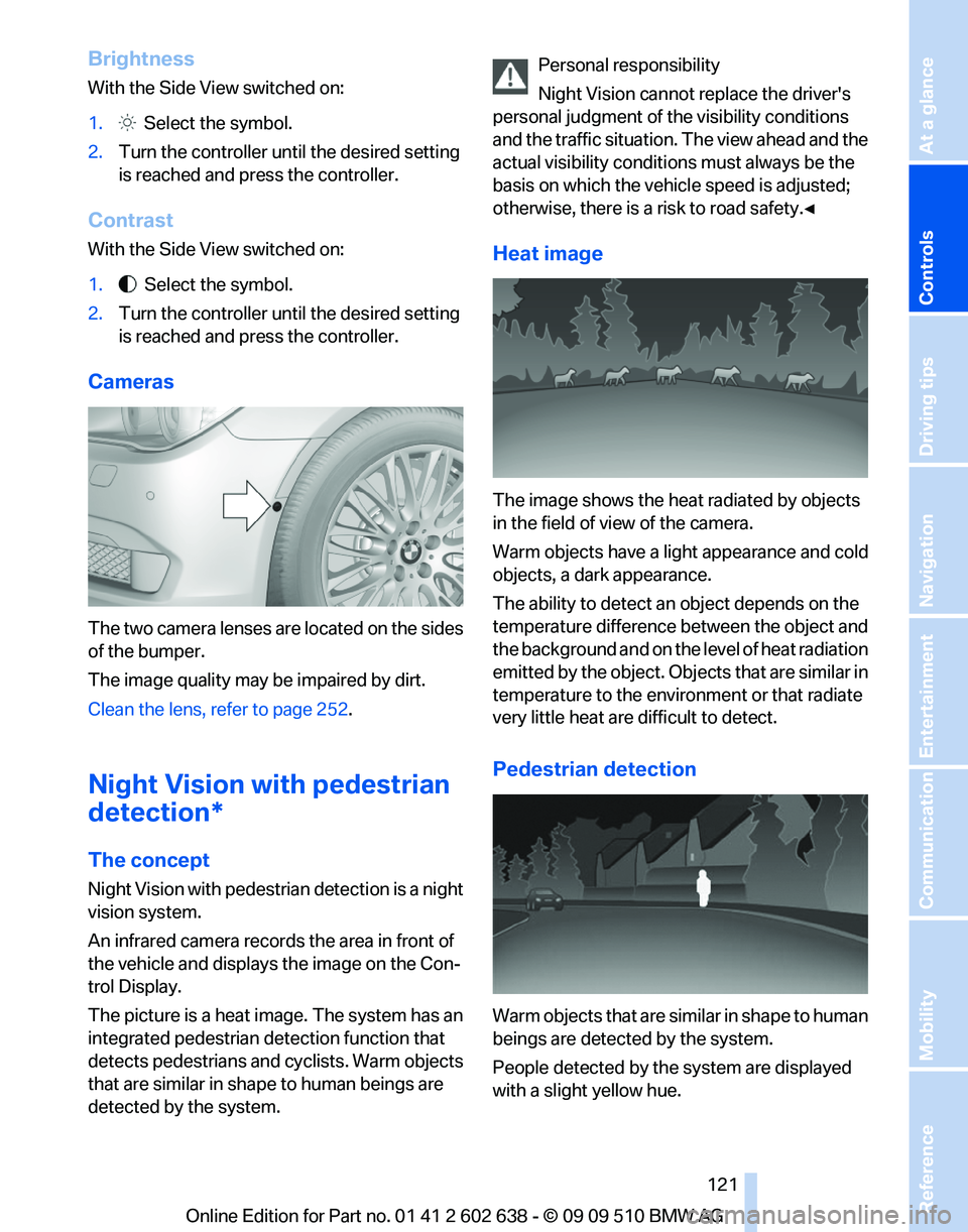 BMW 7 SERIES 2010  Owners Manual 