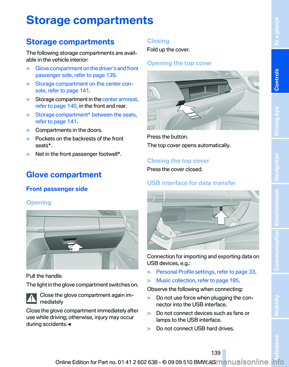BMW 7 SERIES 2010  Owners Manual 