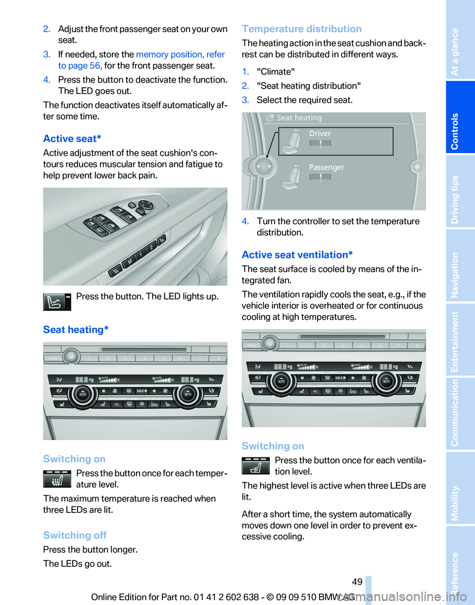 BMW 7 SERIES 2010  Owners Manual 