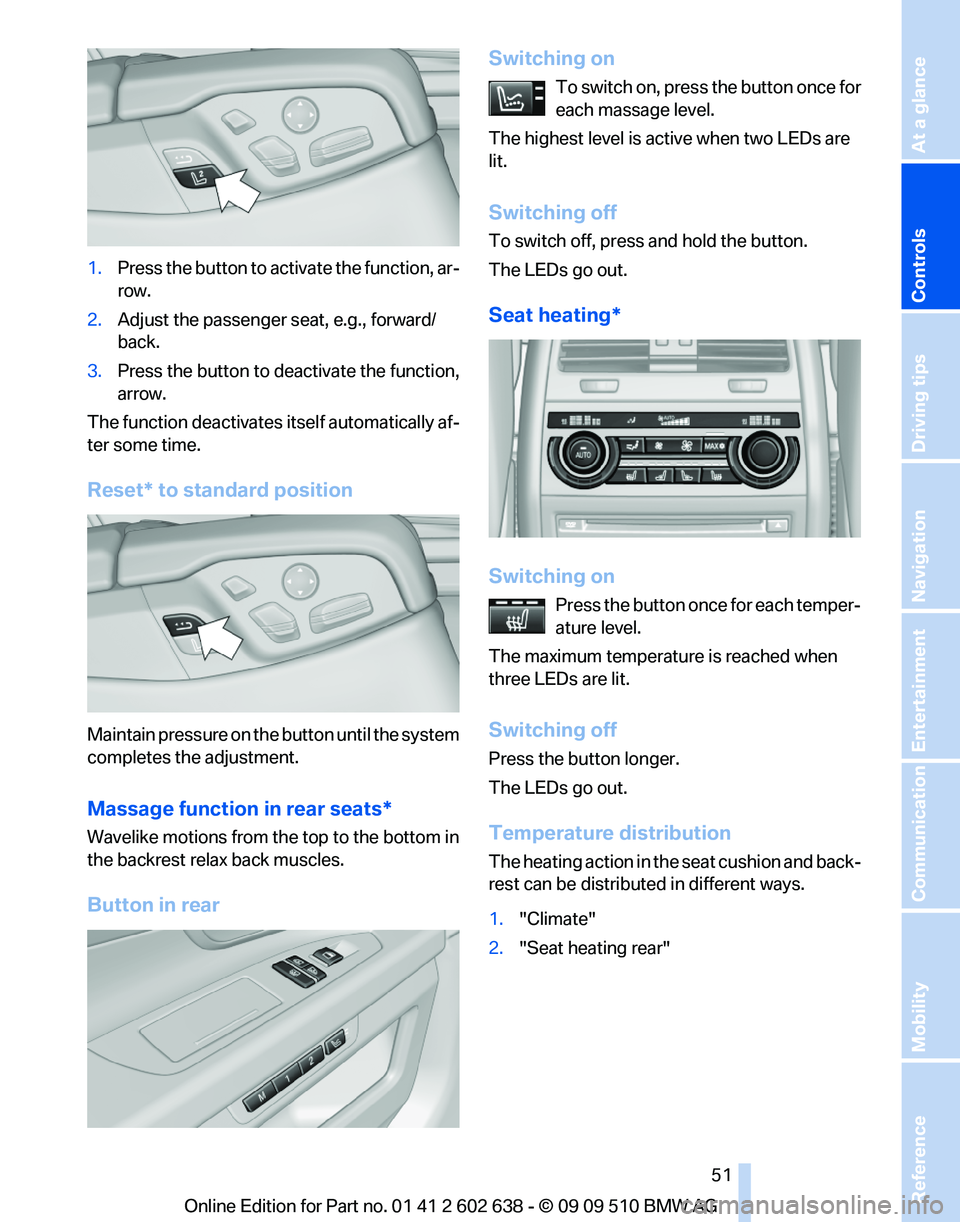 BMW 7 SERIES 2010  Owners Manual 