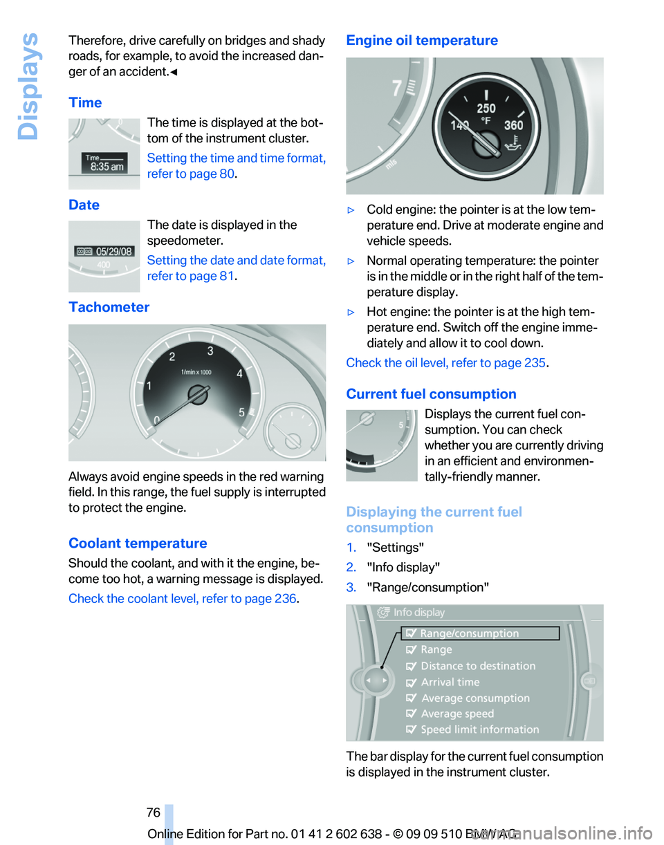 BMW 7 SERIES 2010  Owners Manual 