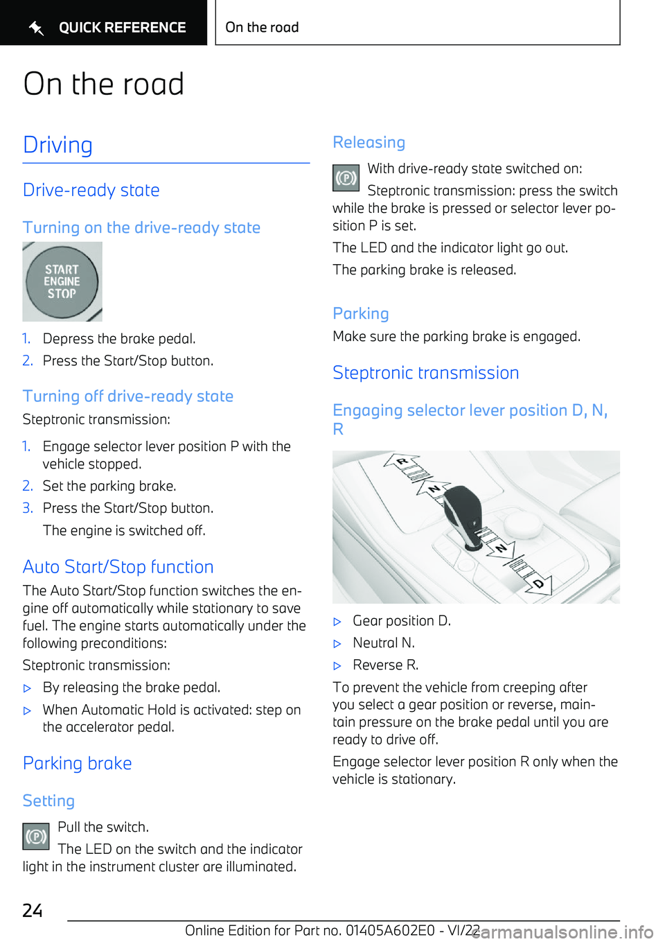 BMW X3 2023  Owners Manual On the roadDriving
Drive