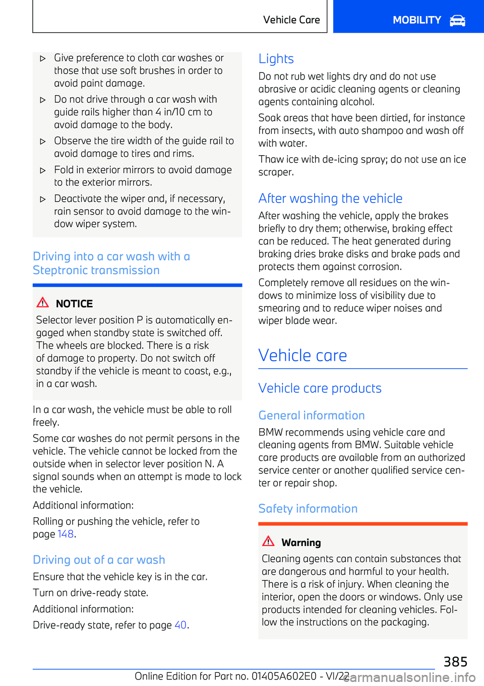 BMW X3 2023  Owners Manual 