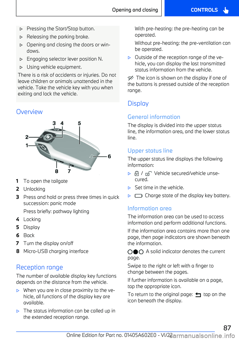 BMW X3 2023  Owners Manual 