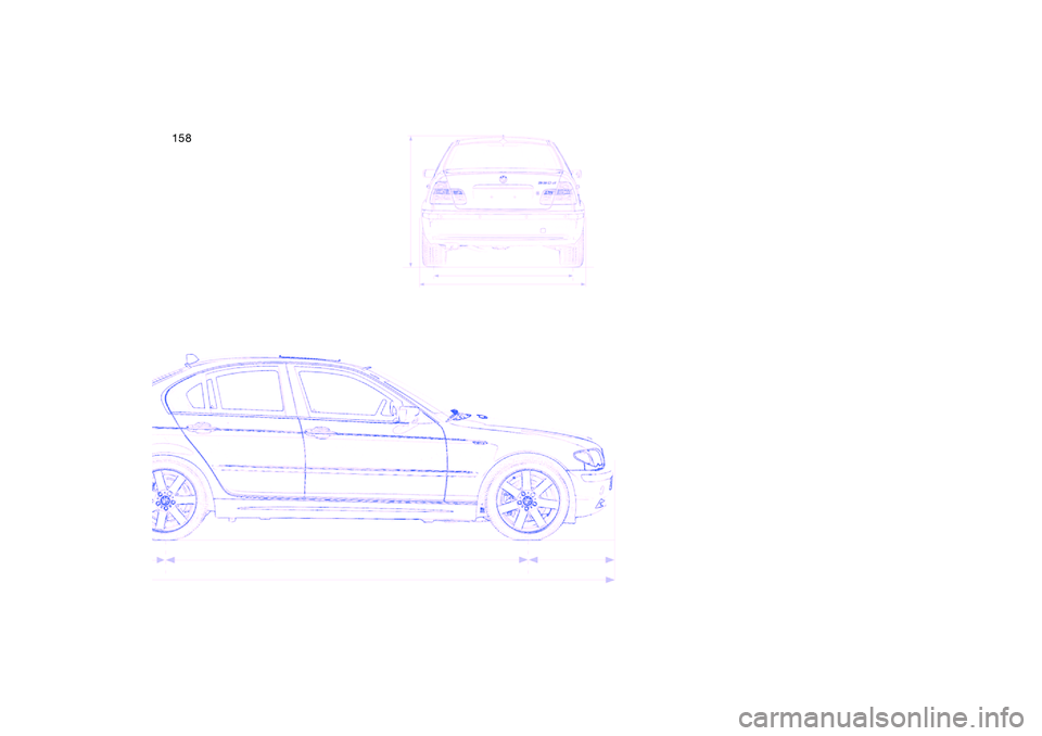 BMW 320i 2004  Owners Manual 158 