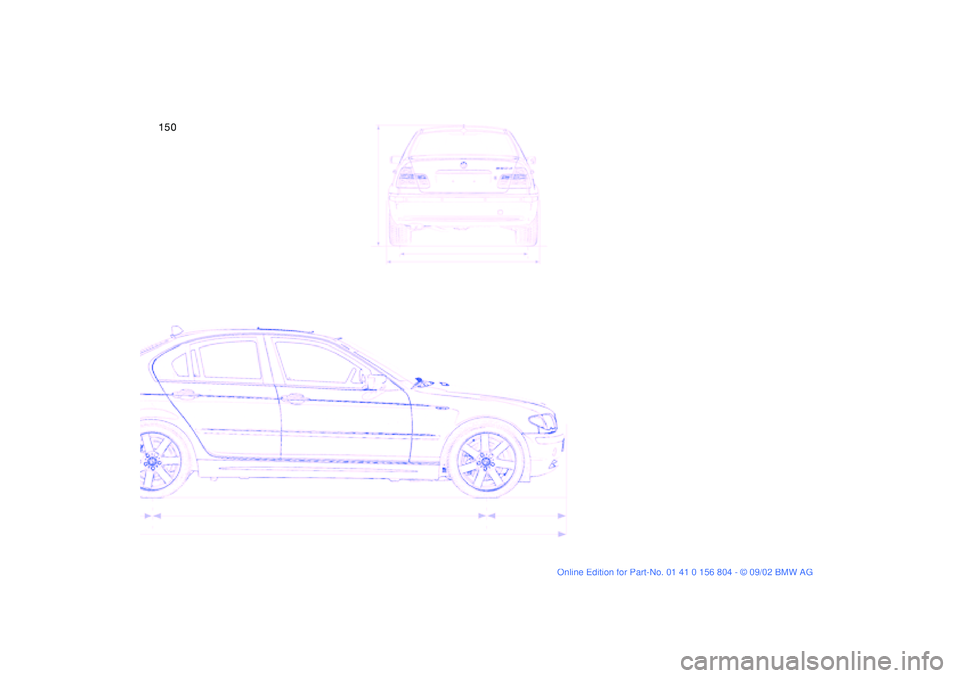 BMW 320i 2003  Owners Manual 150 