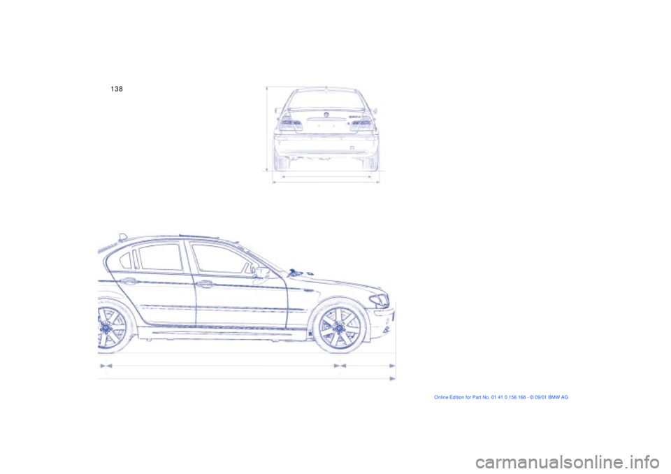 BMW 325XI 2002  Owners Manual 138n 