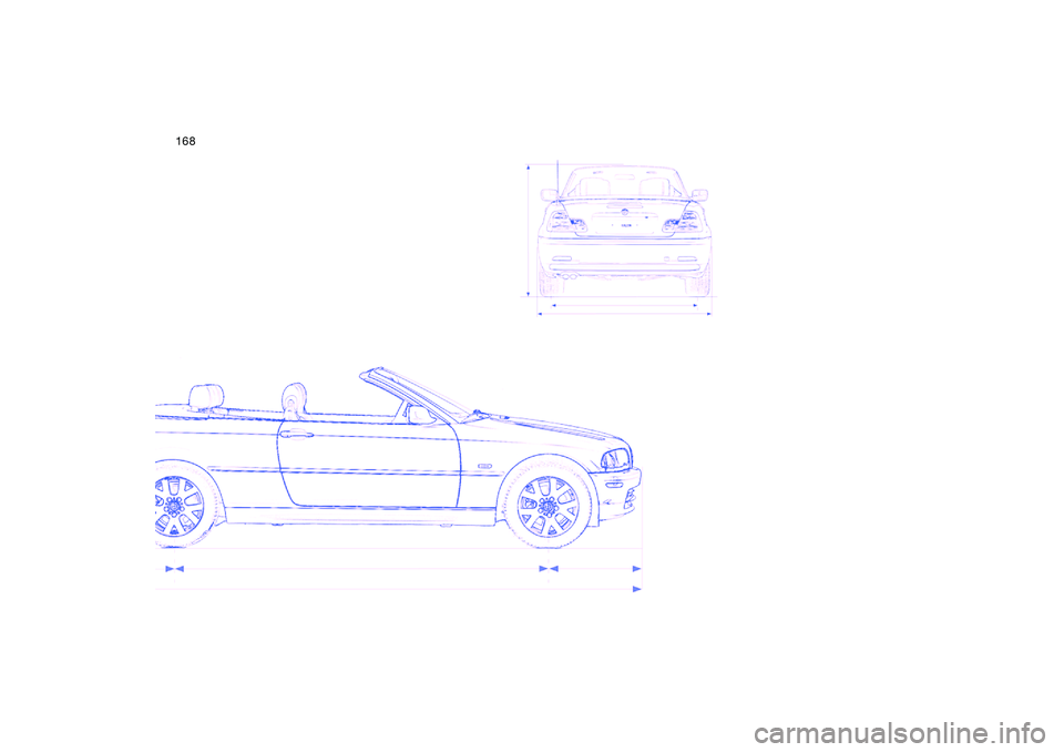 BMW 330CI CONVERTABLE 2006  Owners Manual 168 