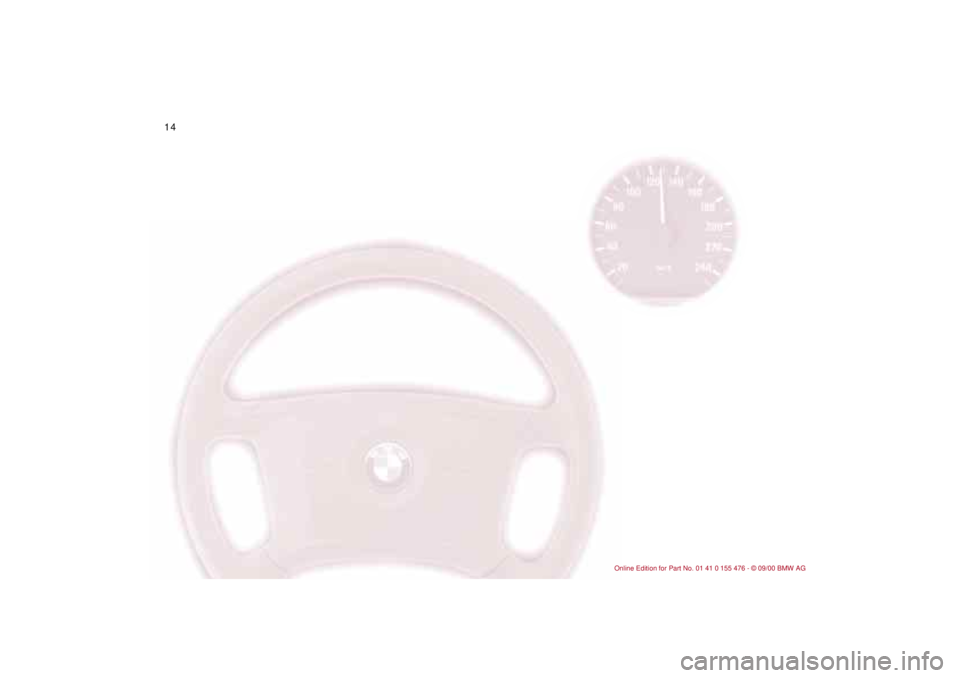 BMW 330I 2001  Owners Manual  
14n 