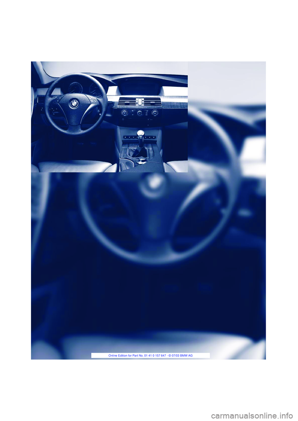 BMW 525I 2004  Owners Manual 