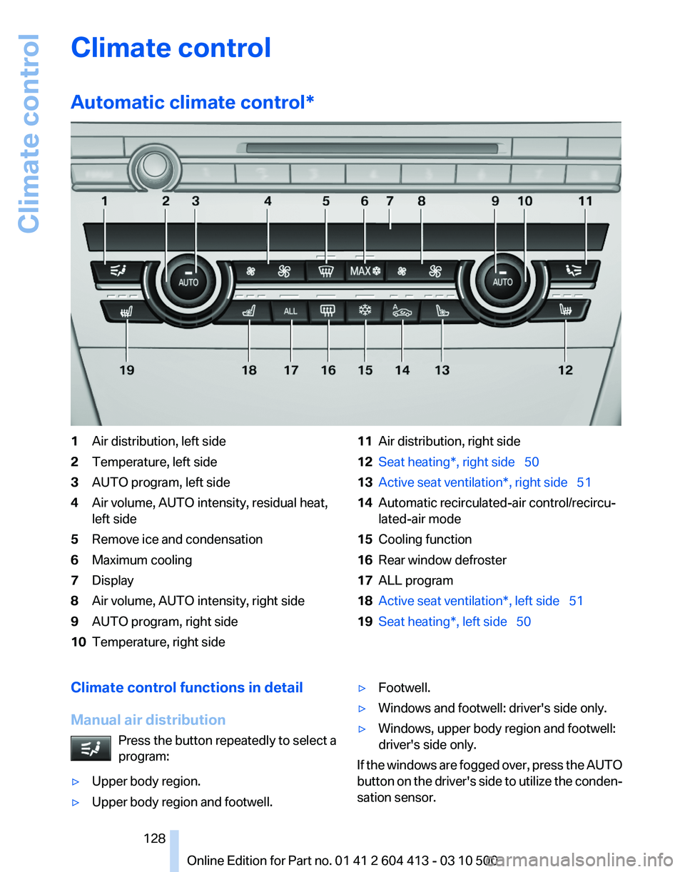 BMW 535I GRAN TURISMO 2010  Owners Manual 