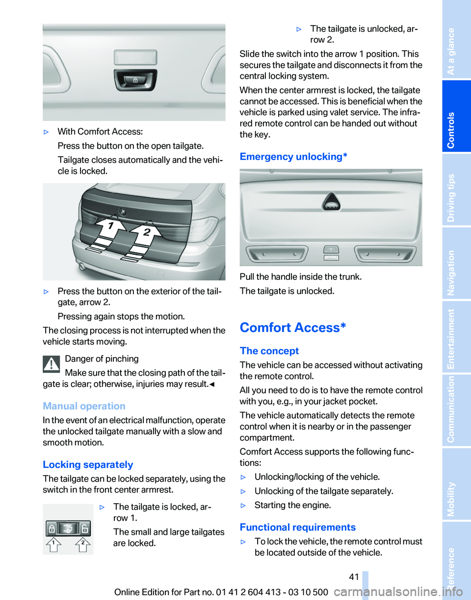 BMW 535I GRAN TURISMO 2010  Owners Manual 