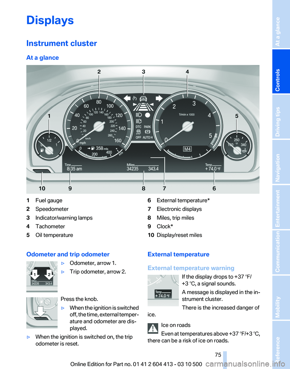 BMW 535I GRAN TURISMO 2010  Owners Manual 