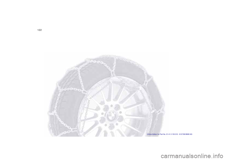 BMW 540I SEDAN 2000  Owners Manual 122n 