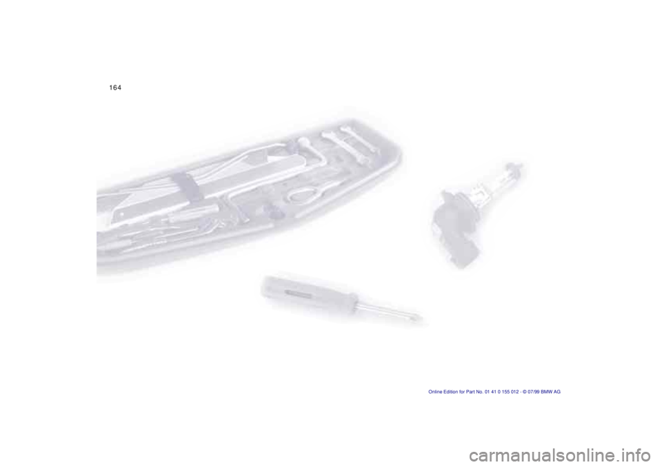 BMW 540I SEDAN 2000  Owners Manual 164n 