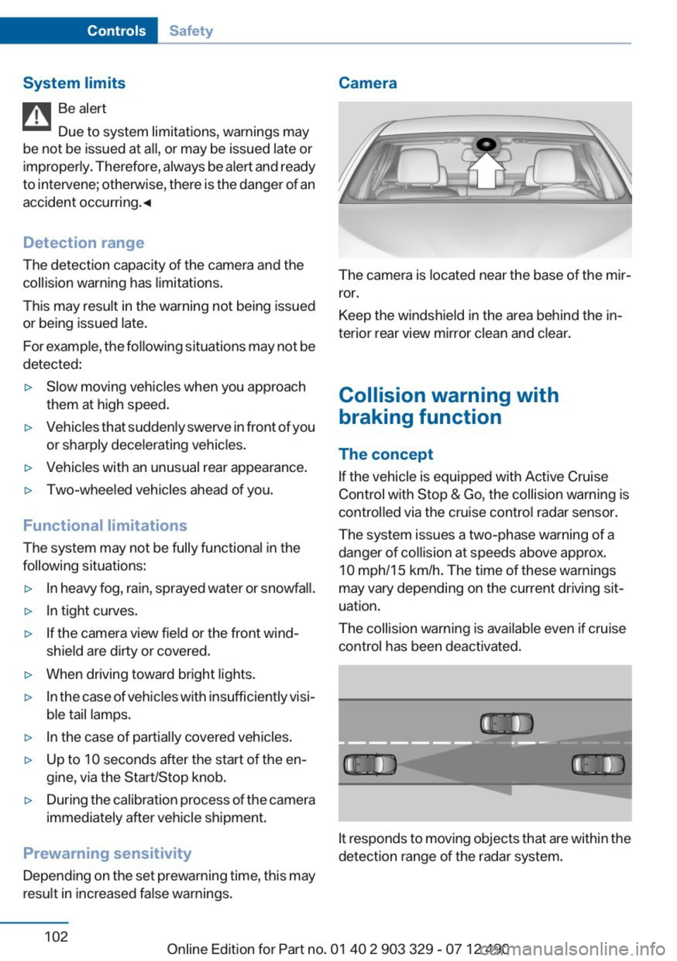 BMW 650I COUPE 2013  Owners Manual 