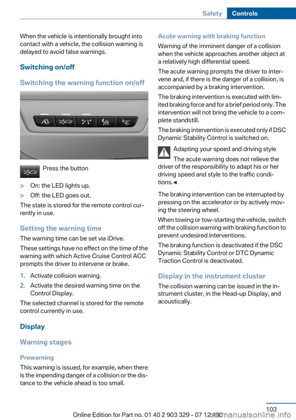 BMW 650I COUPE 2013  Owners Manual 