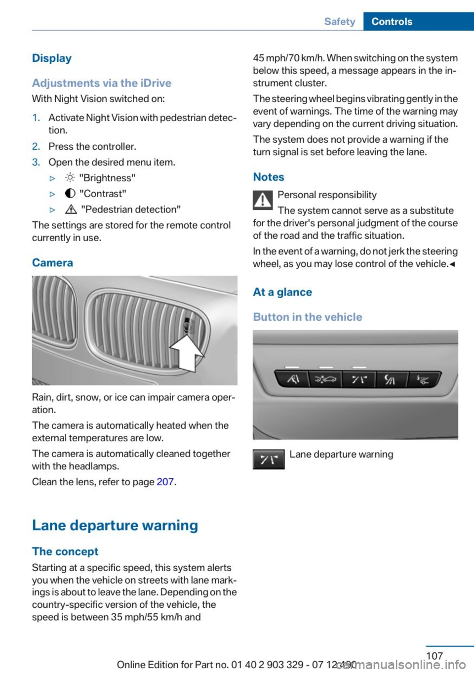 BMW 650I COUPE 2013  Owners Manual 